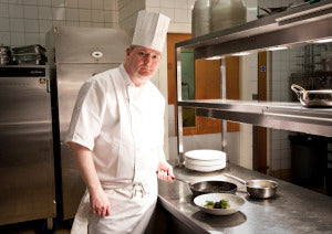 Universal Chef Hat: Pleat print non-woven 7.5″ high