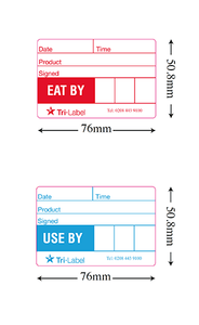 Removable Food Tracking Labels QAR Supplies 