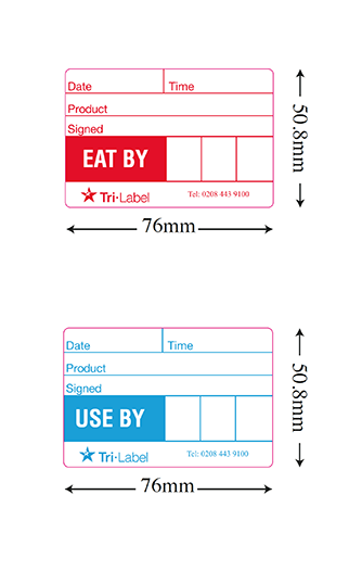 Removable Food Tracking Labels QAR Supplies 