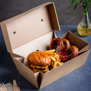 Vegware Premium Burger Meal Box
