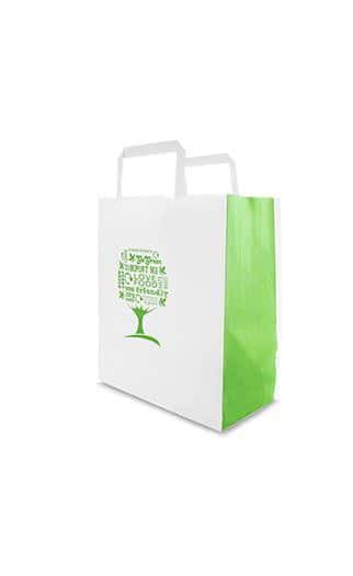 Green Tree Paper Carrier Bags QAR Supplies 
