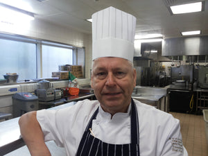 Universal Chef Hat: Pleat print non-woven 7.5″ high