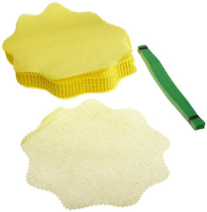 Yellow Muslin Lemon Wraps with Free Ribbon Ties